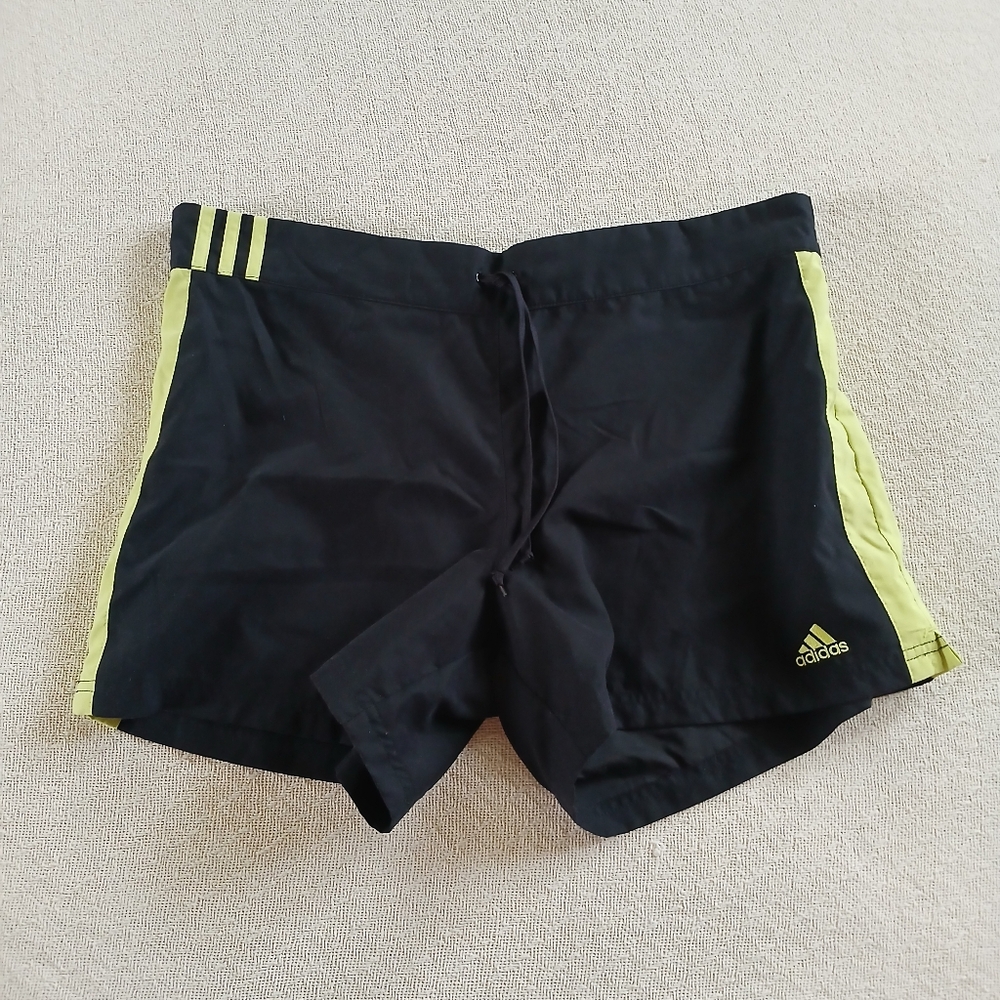 adidas ♡ y2k 3 strips shorts large vintage gym 2000s